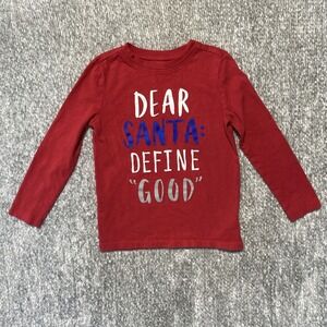 Children's Christmas Shirt Size 5T Dear Santa, Define "Good" Funny Christmas‎
